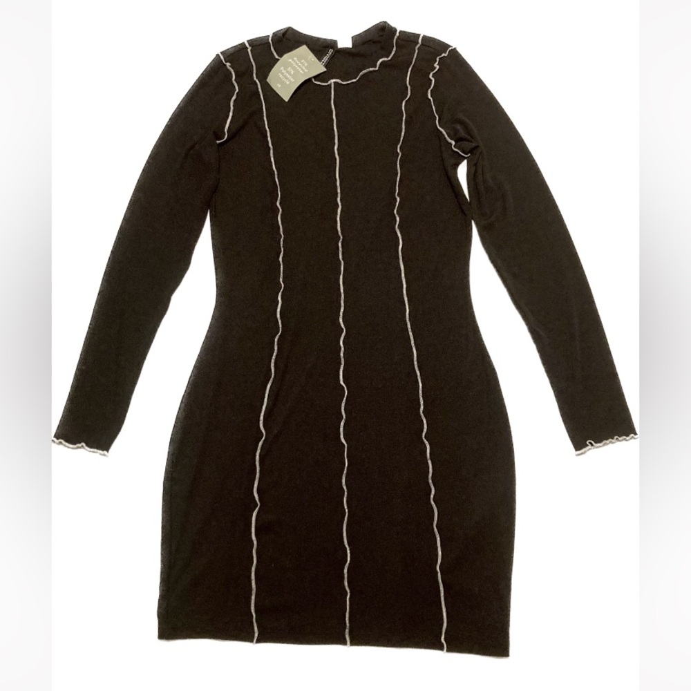 H&M Divided Little Black Dress Long Sleeved NWT